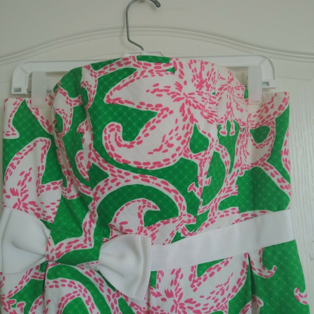 Lilly Pulitzer Amberly Dress Twinkle Starfish 10 - Picture 5 of 8